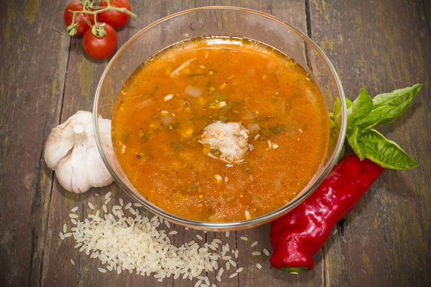 Харчо-суп
 - Фото, изображение