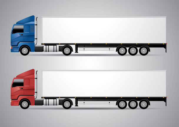 Semi-trailer Truck - Vector, Image