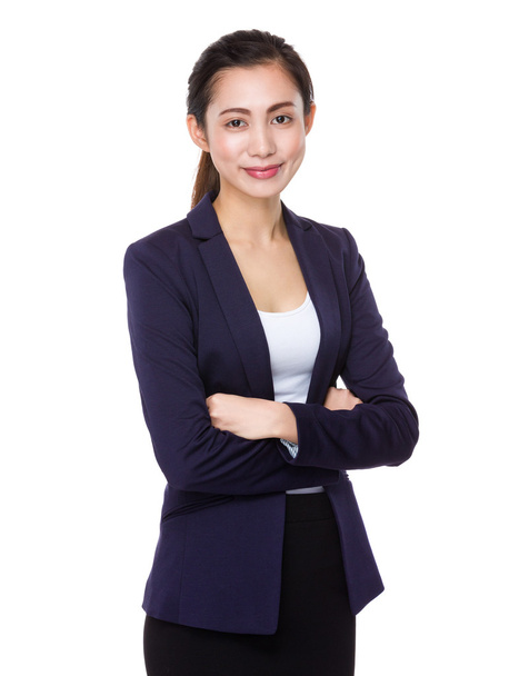 Young asian businesswoman in business suit - Фото, зображення