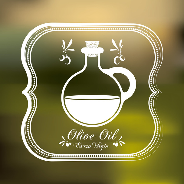huile d'olive design  - Vecteur, image