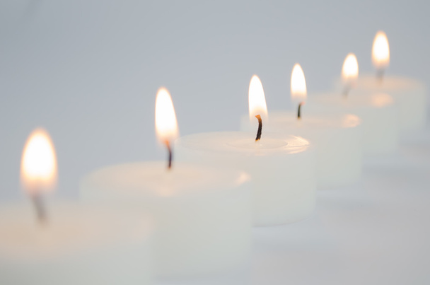 λευκά κεριά - Φωτογραφία, εικόνα