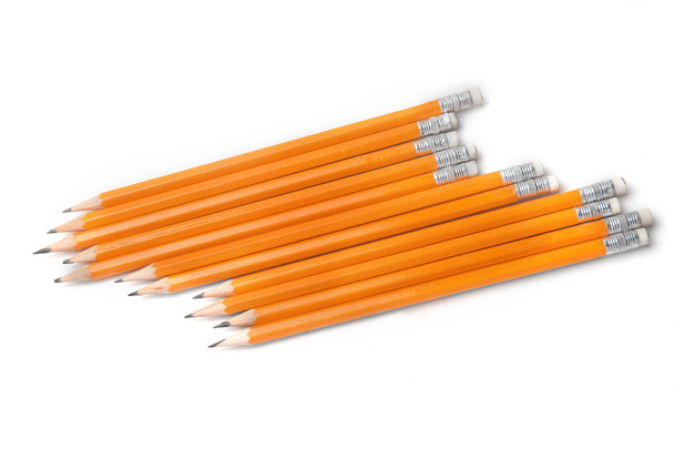 Grafit ceruza elszigetelt fehér - Fotó, kép