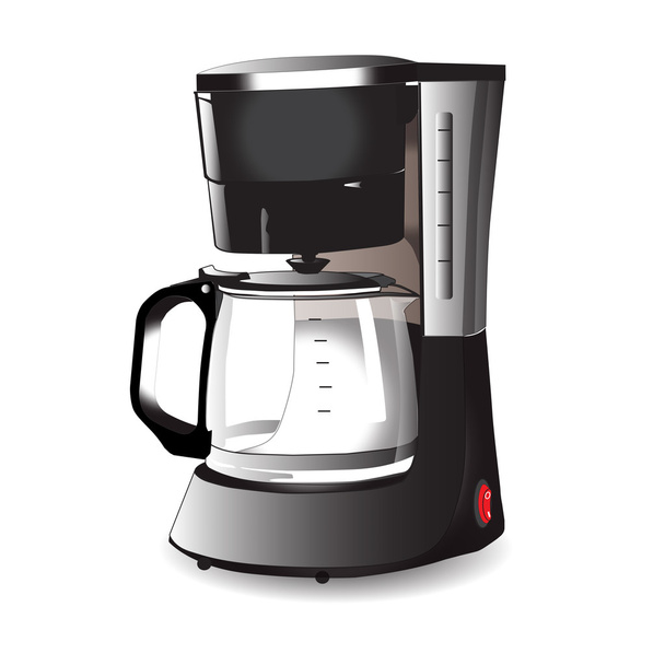 coffee machine for espresso. Vector illustration - ベクター画像