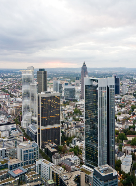 Skyscrapers in Frankfurt am Main - Φωτογραφία, εικόνα