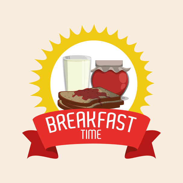 Breakfast design  - Vector, Image