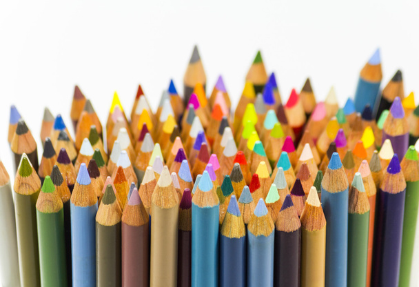 кольорові олівці в склянці
 - Фото, зображення