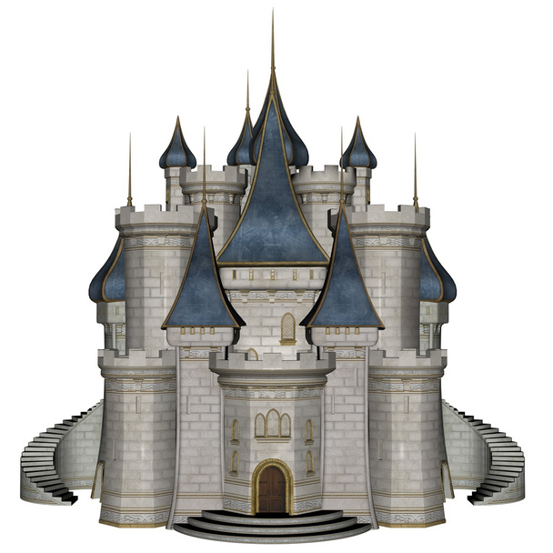 Castle - 3D render - Photo, Image