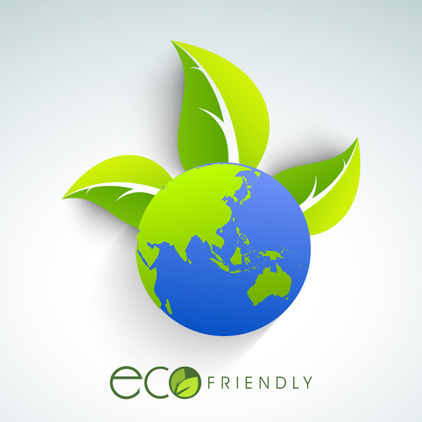 Creative globe for Ecology concept. - Vector, Image