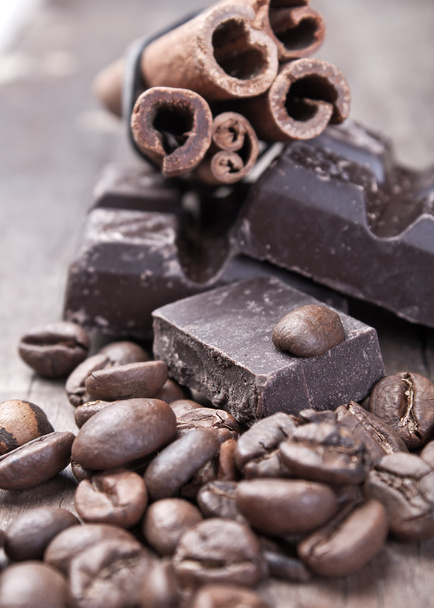 Chocolate and coffee - Фото, изображение