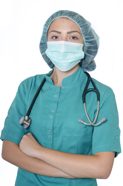 Женщина-врач или медсестра
 - Фото, изображение