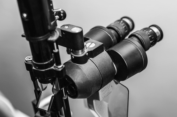 Medical optometrist equipment used for  eye exams - Photo, Image