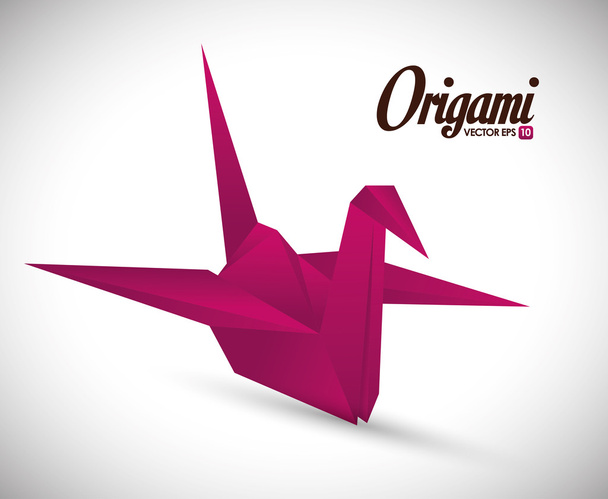 Σχέδιο Origami. - Διάνυσμα, εικόνα