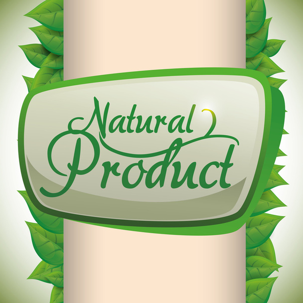 Natural product design  - Διάνυσμα, εικόνα