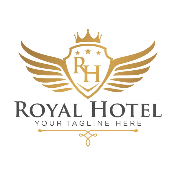 Modello logo dell'hotel
 - Vettoriali, immagini