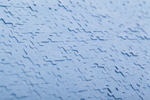 Régi puzzle - darab csatlakoztatott - kék - Fotó, kép