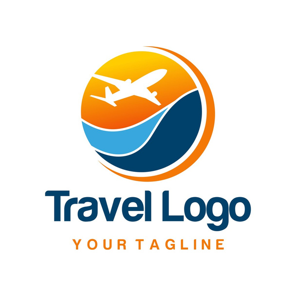 Reise-Logo-Vorlage - Vektor, Bild