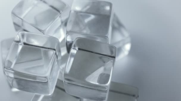 Slow Rotating Ice Cubes - Footage, Video