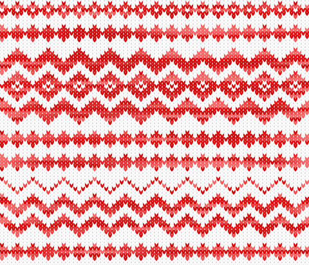 seamless knitted pattern - Vector, Imagen