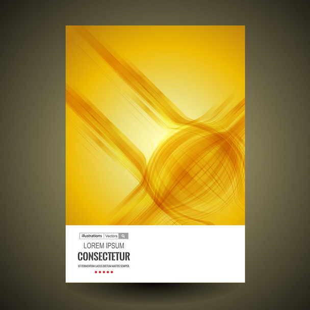 abstracte business brochure sjabloon - Vector, afbeelding