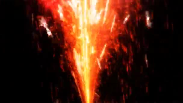 Sparkling firework in street - Footage, Video