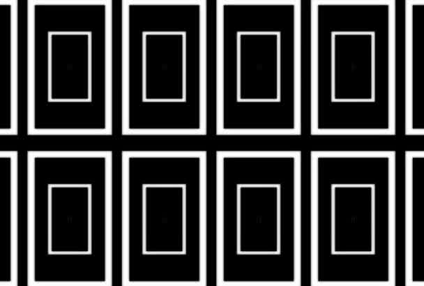 rectangles blancs répétitifs
 - Séquence, vidéo
