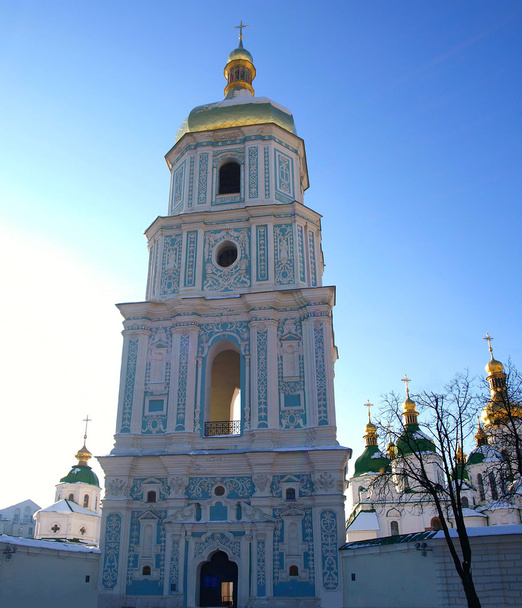Bell tower of the orthodox Saint Sofia in Kiev - Photo, Image