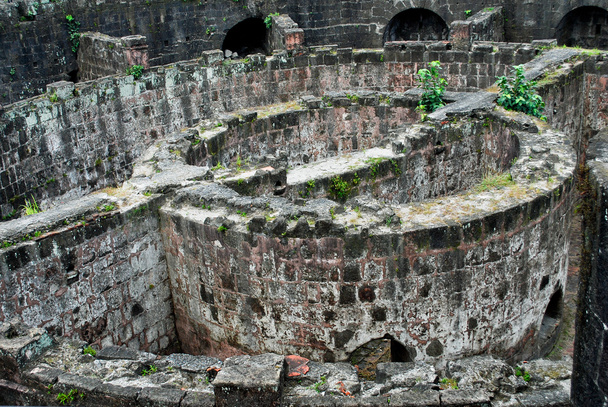 Fort espagnol ruiné à Intramuros Manille
 - Photo, image
