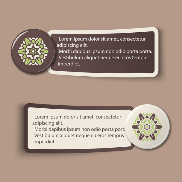 Bunte Web-Sticker, Tags und Etiketten - Vektor, Bild