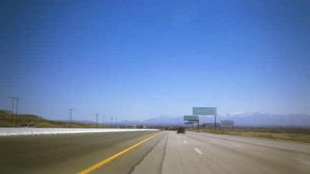 Viagem de carro de lapso de tempo de alta velocidade - Filmagem, Vídeo