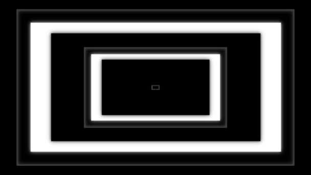 Абстрактний повторюваний стиснення прямокутника петлі матовий
 - Кадри, відео