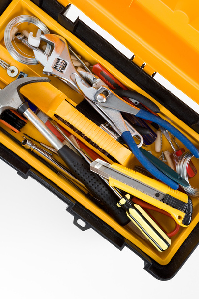 Boîte à outils jaune
 - Photo, image