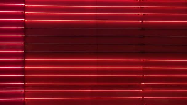 Neon czerwony puste ściany pętli - Materiał filmowy, wideo