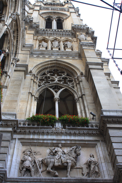 one beautiful detail of The Rathaus (Town Hall) is a building in - Photo, Image