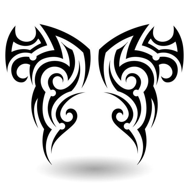 Ручная татуировка племени
 - Вектор,изображение