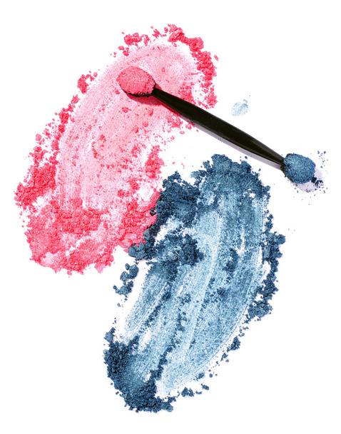 pink and blue eyeshadow - Photo, Image