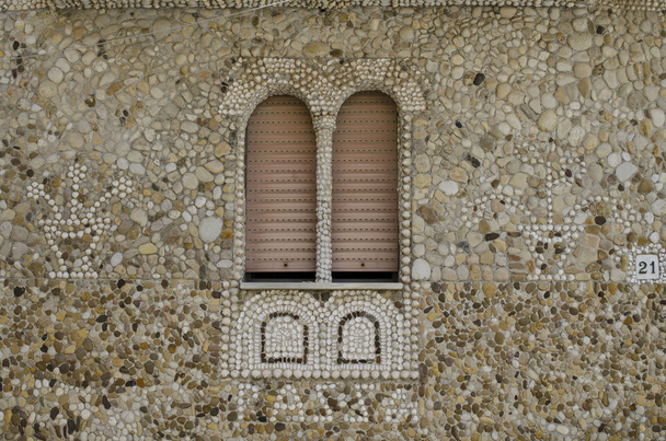 decorated windows in italy - Photo, Image