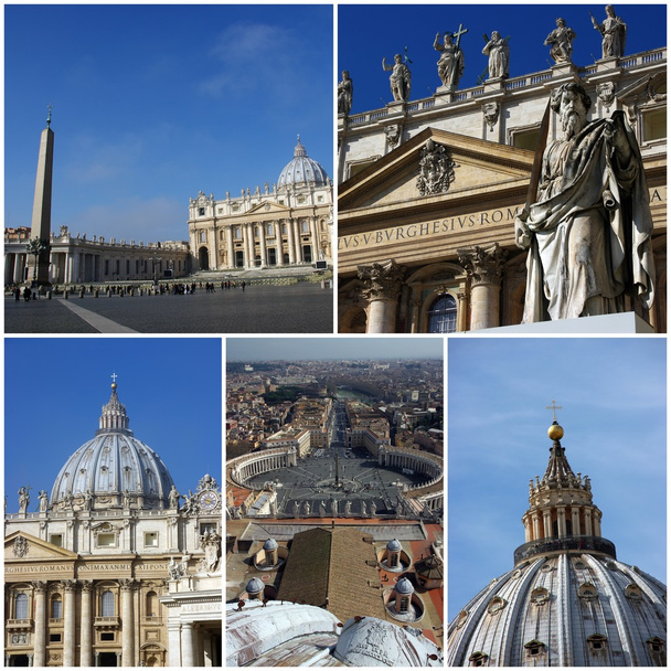 Πόλη του Βατικανού - κολάζ φωτογραφιών - Φωτογραφία, εικόνα
