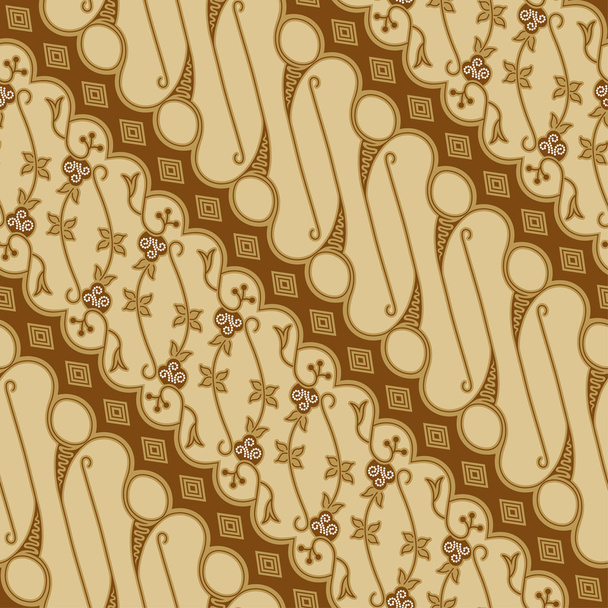 Patrón batik sin costura
 - Vector, Imagen