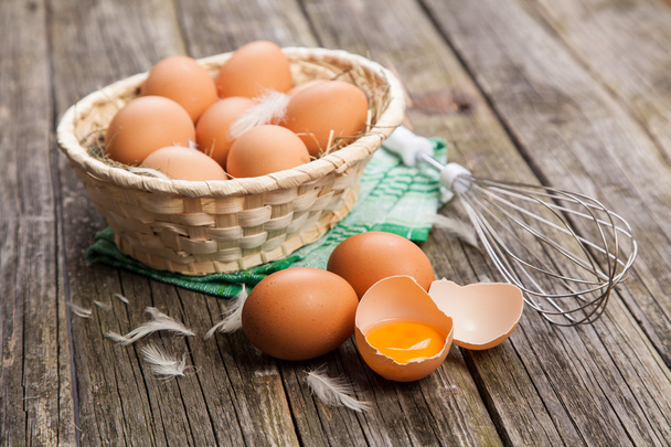 taze organik yumurta - Fotoğraf, Görsel