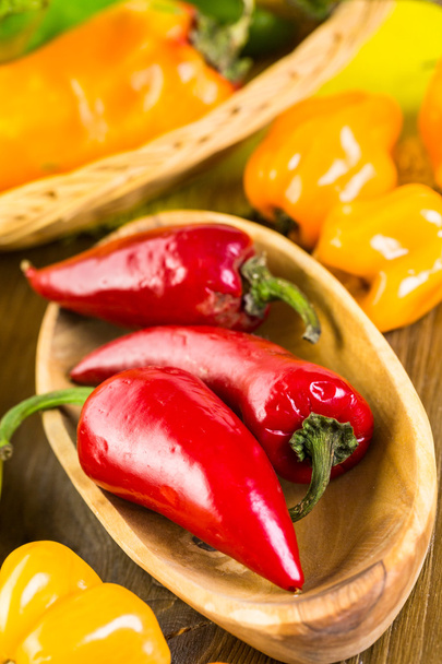 Škály organických paprika - Fotografie, Obrázek