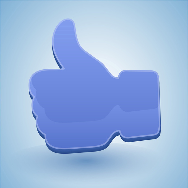 thumbs up icon - Vector, afbeelding
