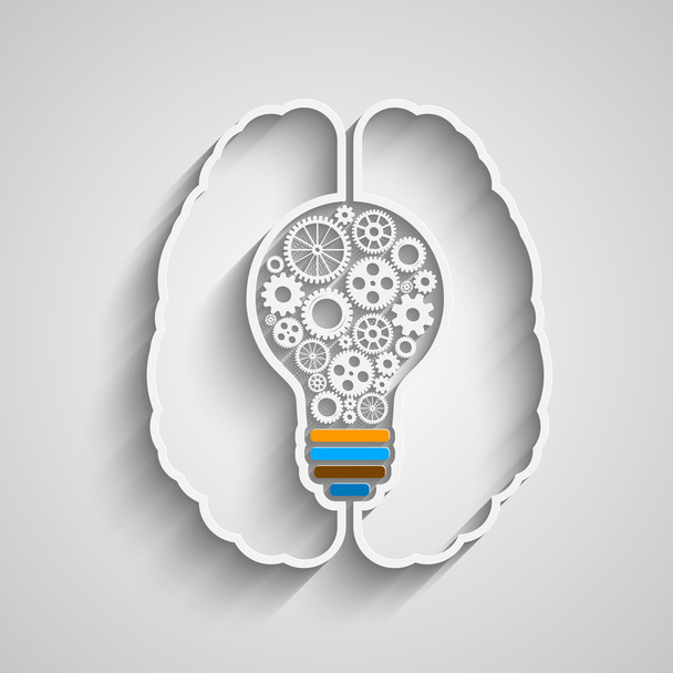 Human brain - Vector, Image
