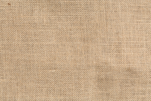 Natural sack texture brown canvas fabric design - Photo, Image