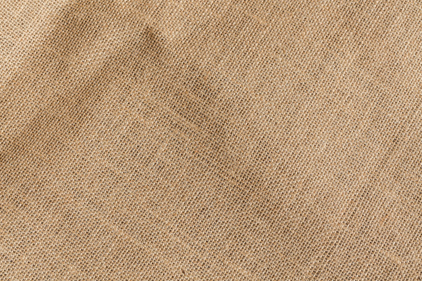 Natuurlijke zak textuur bruin doek weefsel ontwerp - Foto, afbeelding