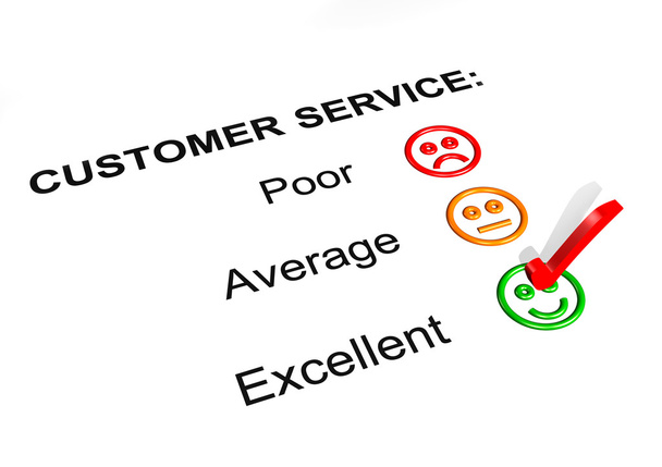 εξαιρετική βαθμολογία υπηρεσία πελατών - Φωτογραφία, εικόνα