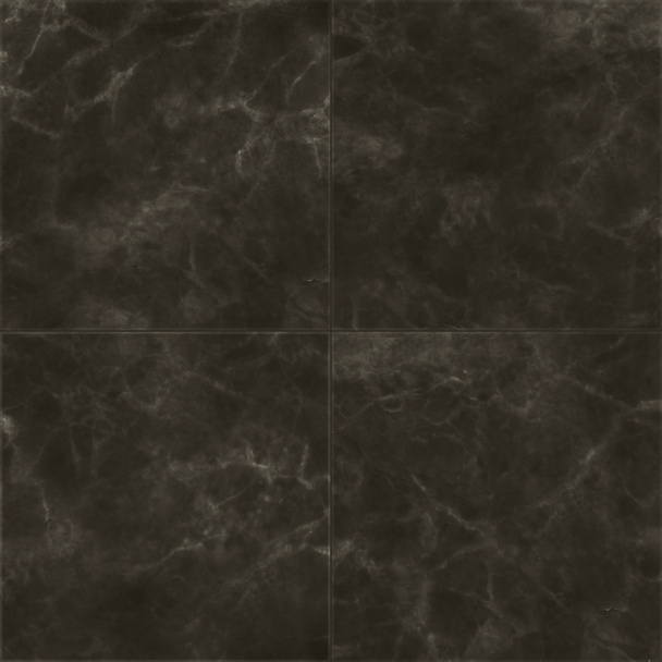 Black marble tiles seamless flooring texture background. - Photo, Image
