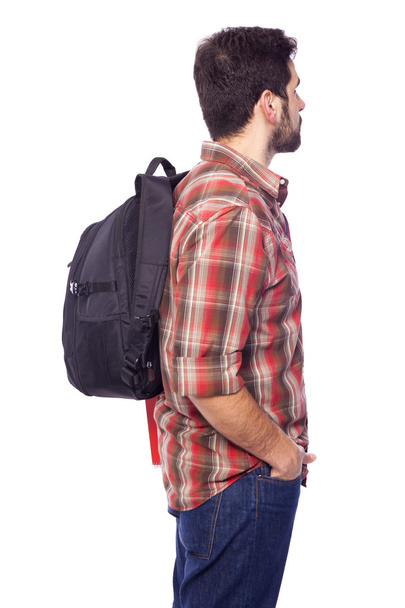 Side view of a male student - Foto, imagen