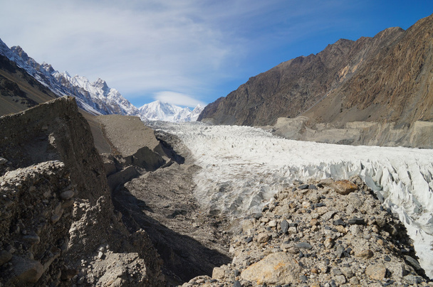 Pasu Glacier in autumn,Northern Pakistan. - 写真・画像