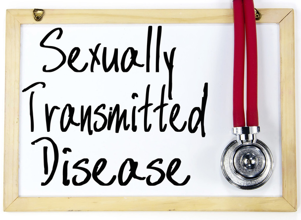 texto de enfermedades de transmisión sexual escribir en pizarra
 - Foto, imagen
