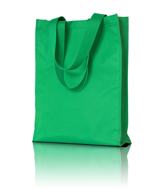 sac en tissu vert shopping
 - Photo, image